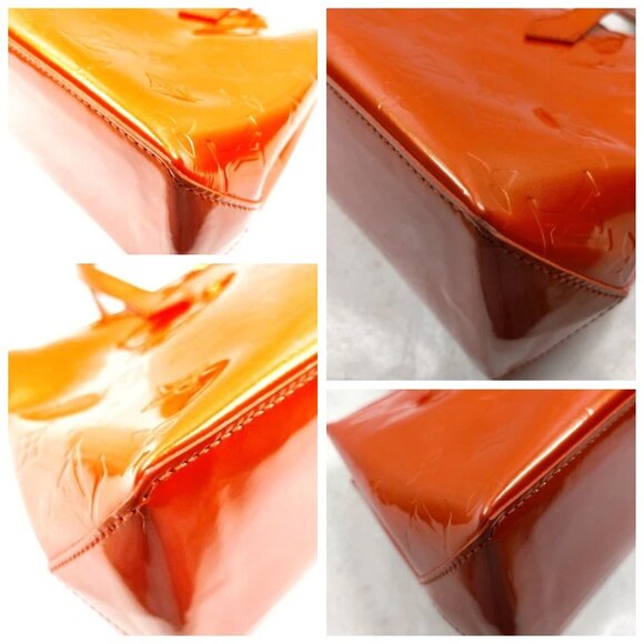 Louis Vuitton LV Hand Bag Wilshire PM Red Vernis 600-052225 - Picture 6 of 14